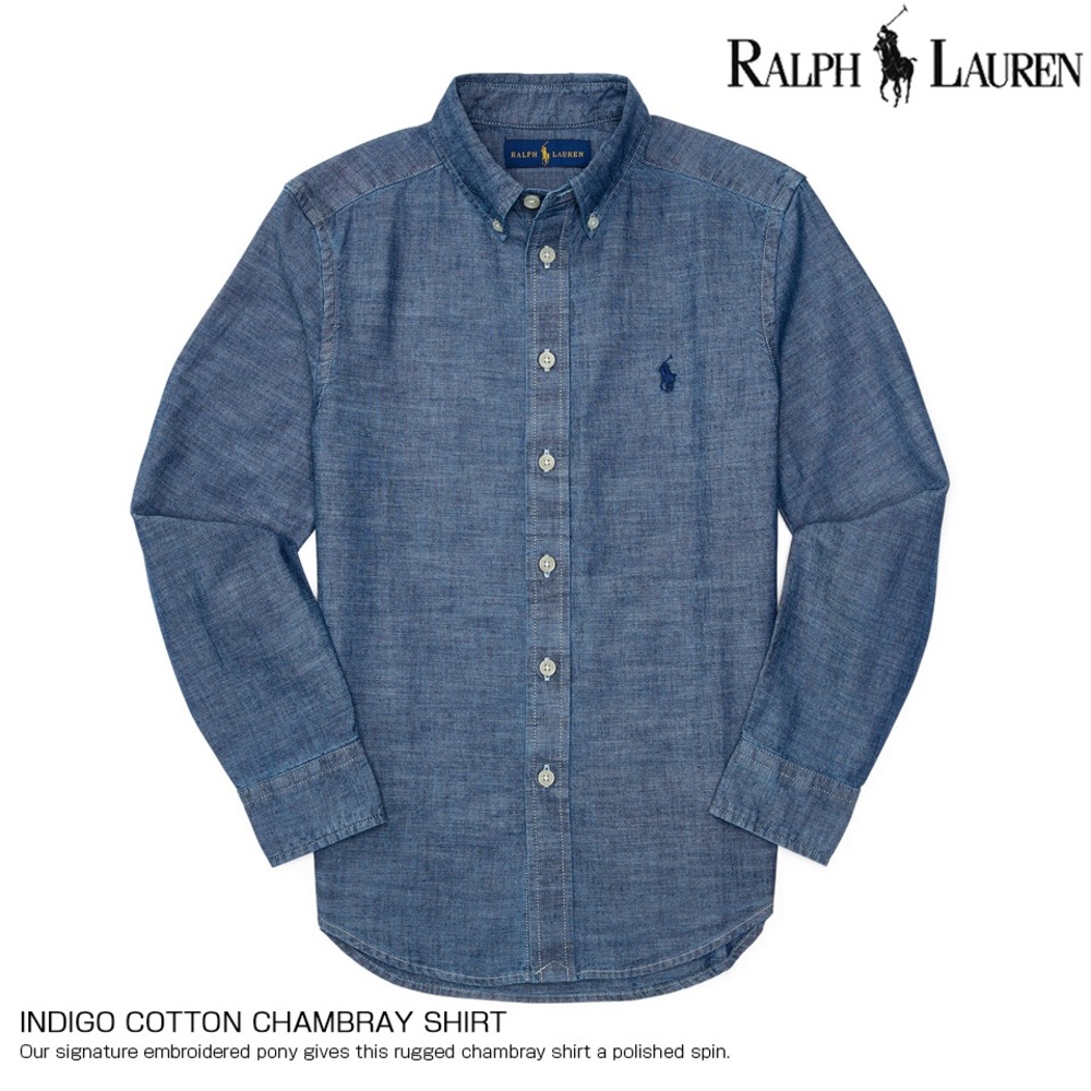 Excellent Condition Ralph Lauren Chambray Shirt - Picture 1 of 5
